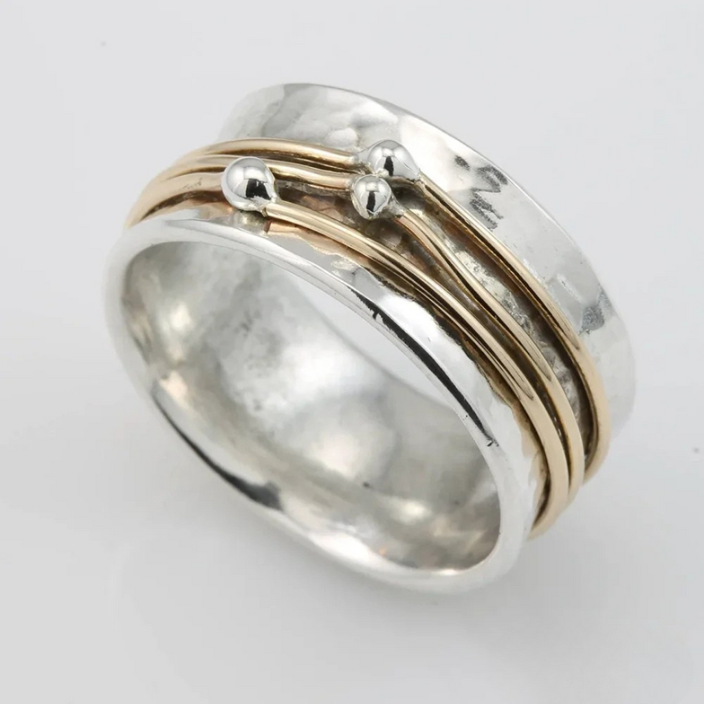 Anillo Ancho Dorado Alba™