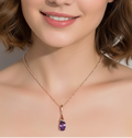 Collar de Cristales Violeta™