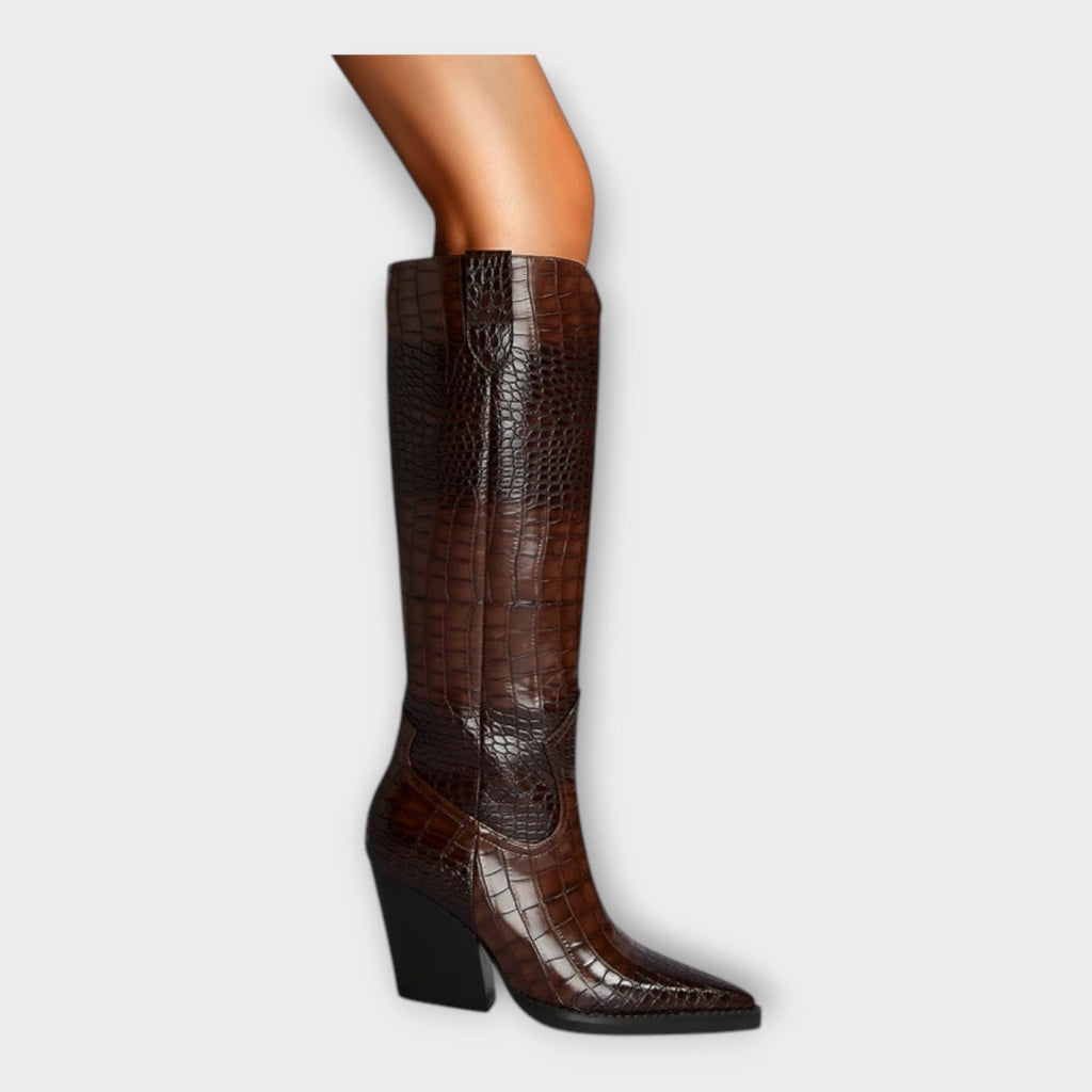 Tacones Efecto Cocodrilo Renata™