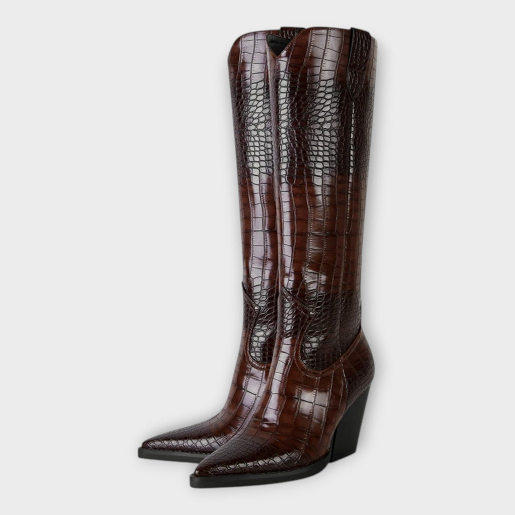 Tacones Efecto Cocodrilo Renata™