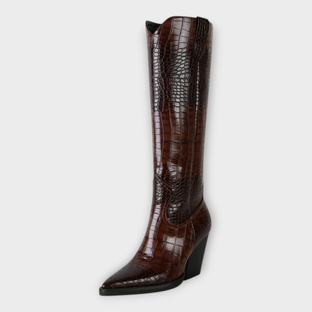 Tacones Efecto Cocodrilo Renata™