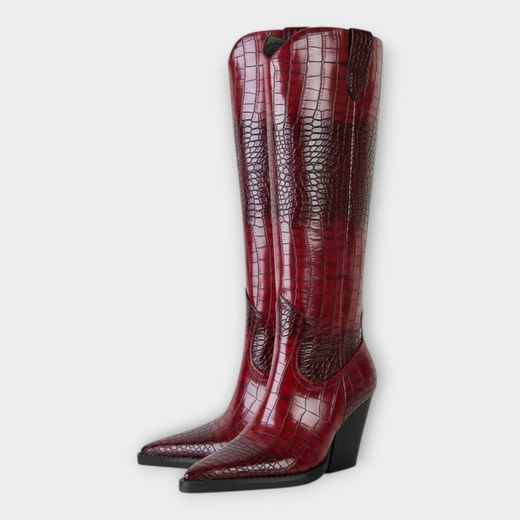 Tacones Efecto Cocodrilo Renata™