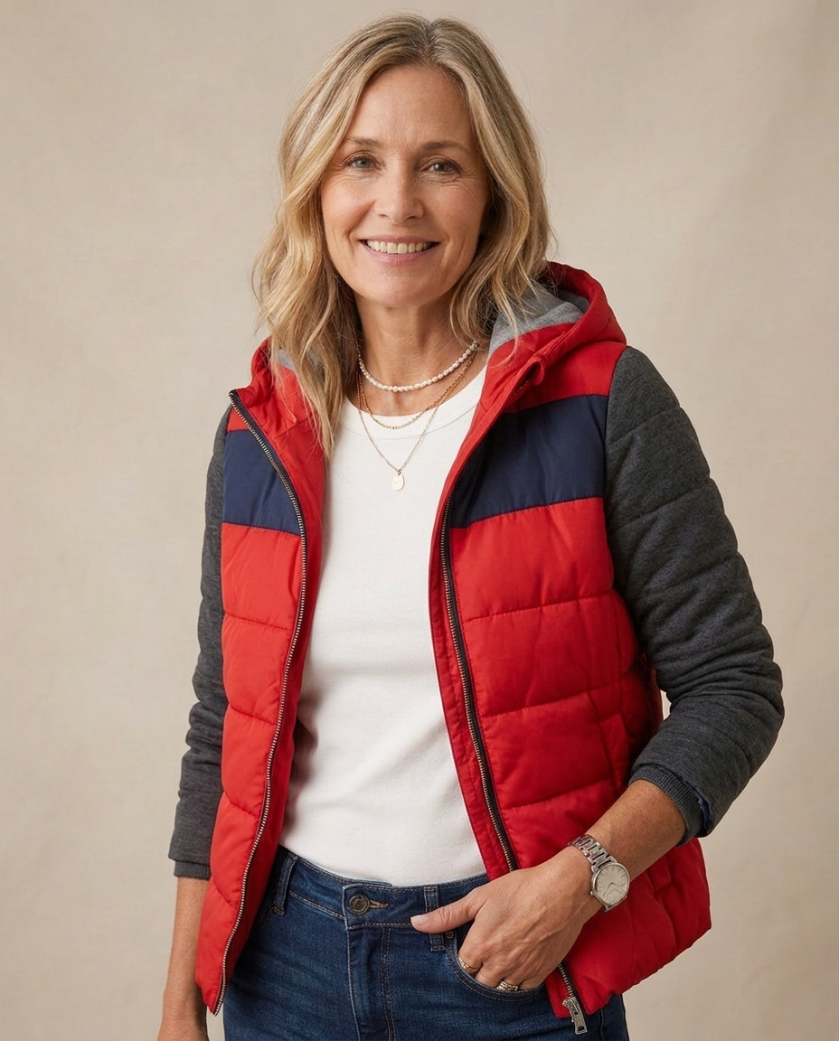 Chaqueta Acolchada Sabrina - Rojo