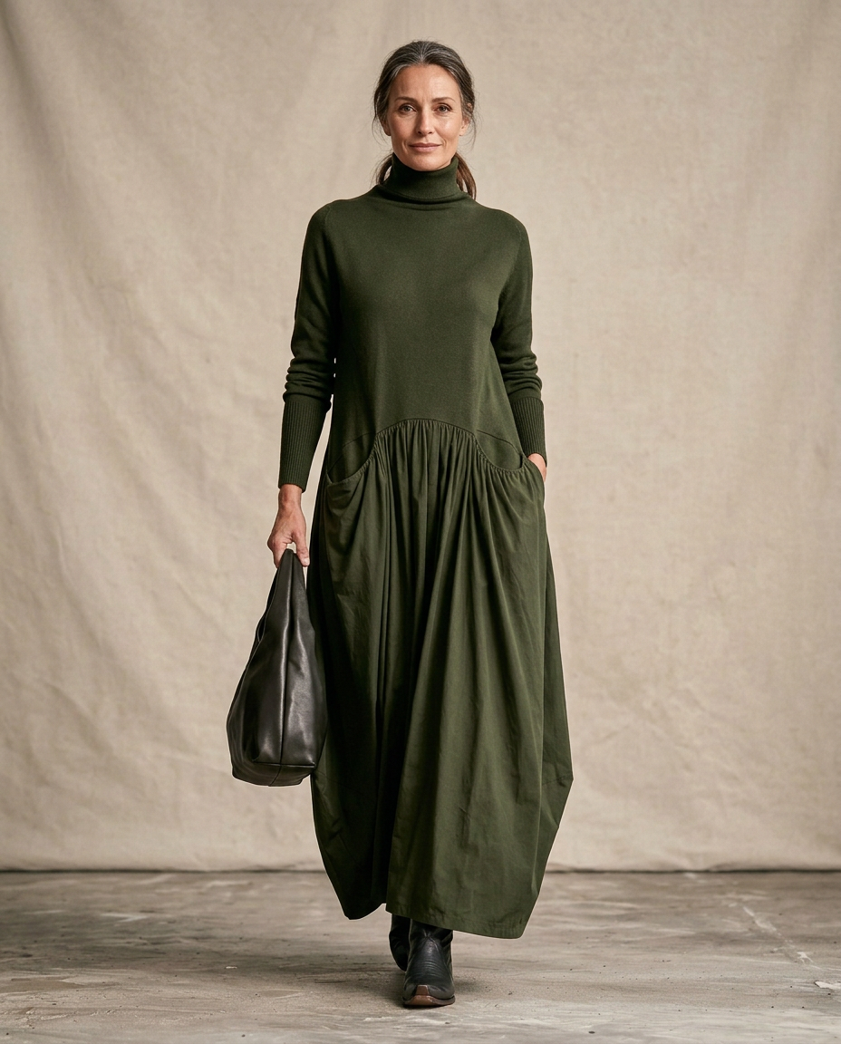 Vestido Oversize Lorenza - Verde