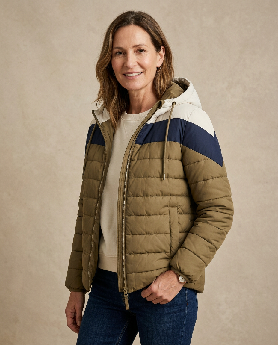 Chaqueta Acolchada Sabrina - Caqui