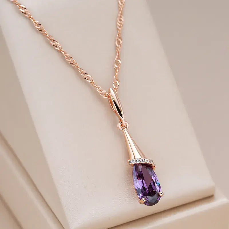 Collar de Cristales Violeta™