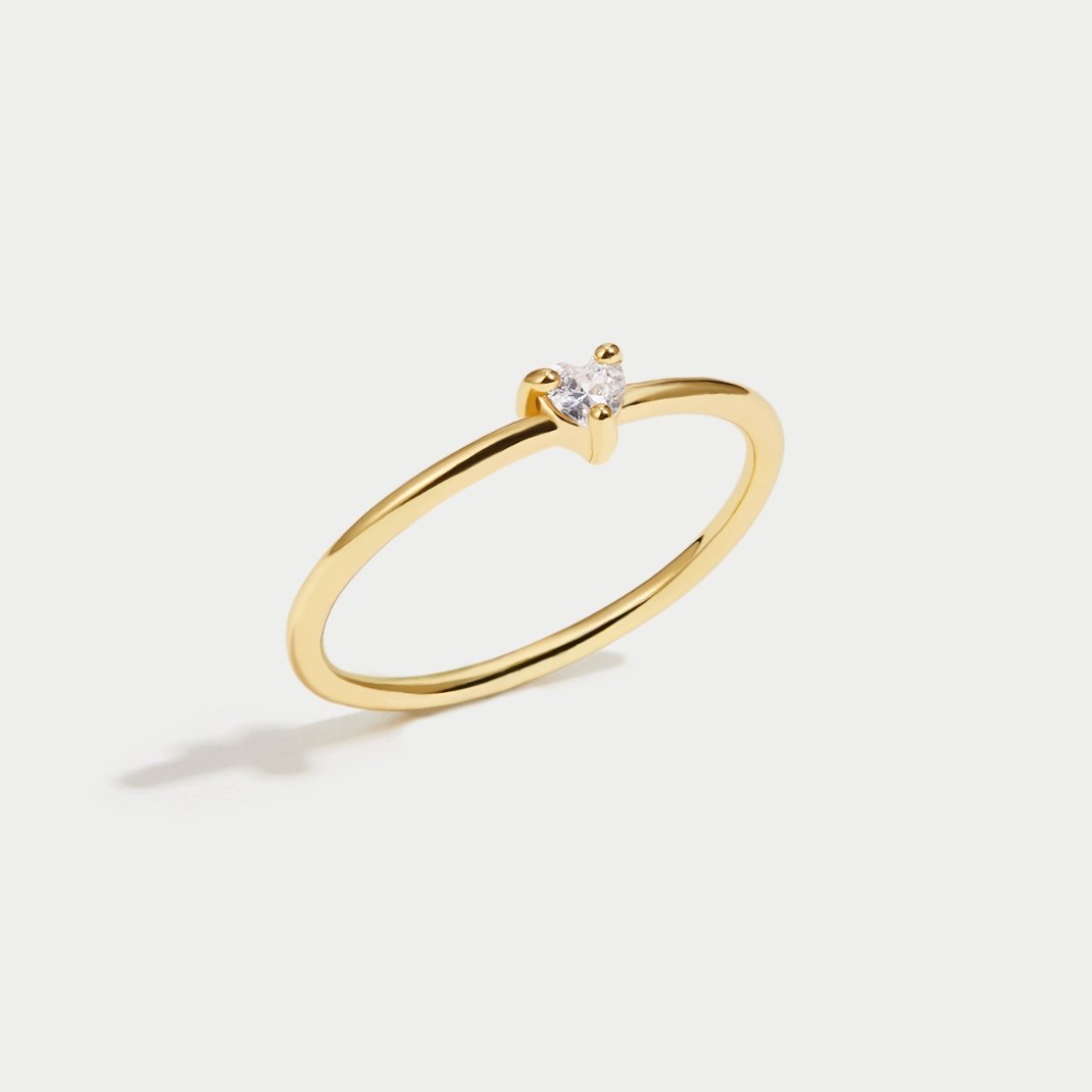 Anillo de Corazón de Cristal Aurora™